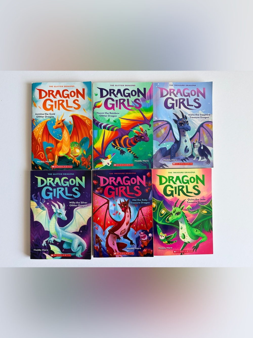 Scholastic Dragon Girls Book Set - Multicolored Covers